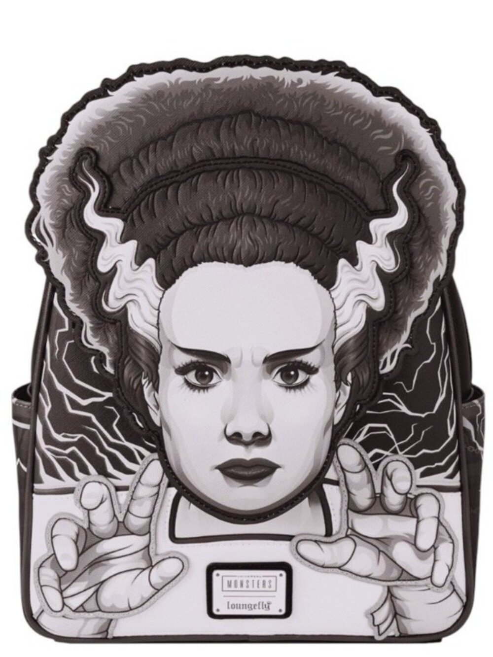 Loungefly Universal Monsters The Bride of Frankenstein GLOW Mini Backpack NWT - Picture 1 of 7